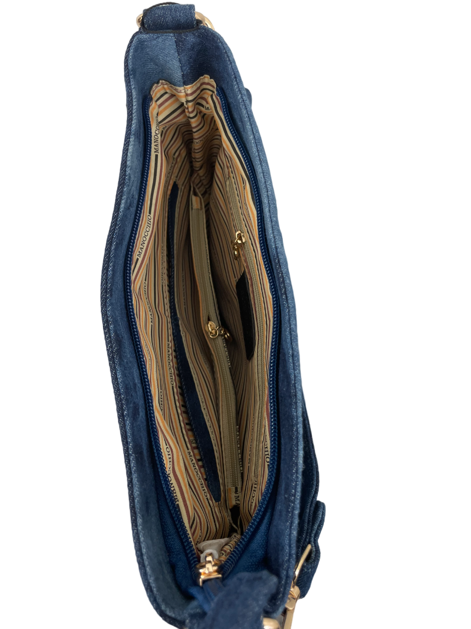 Upload image to gallery, Studded denim handbags with daisies/fringe

