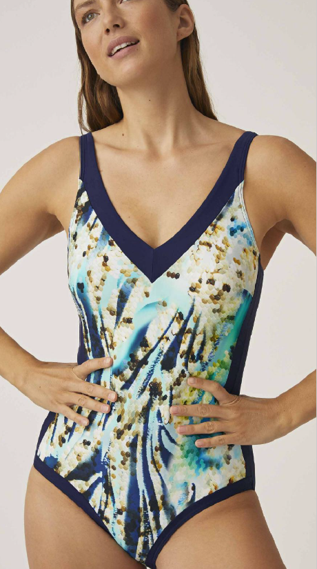 Ocean Oasis 1pc Imp. V Front Jersey