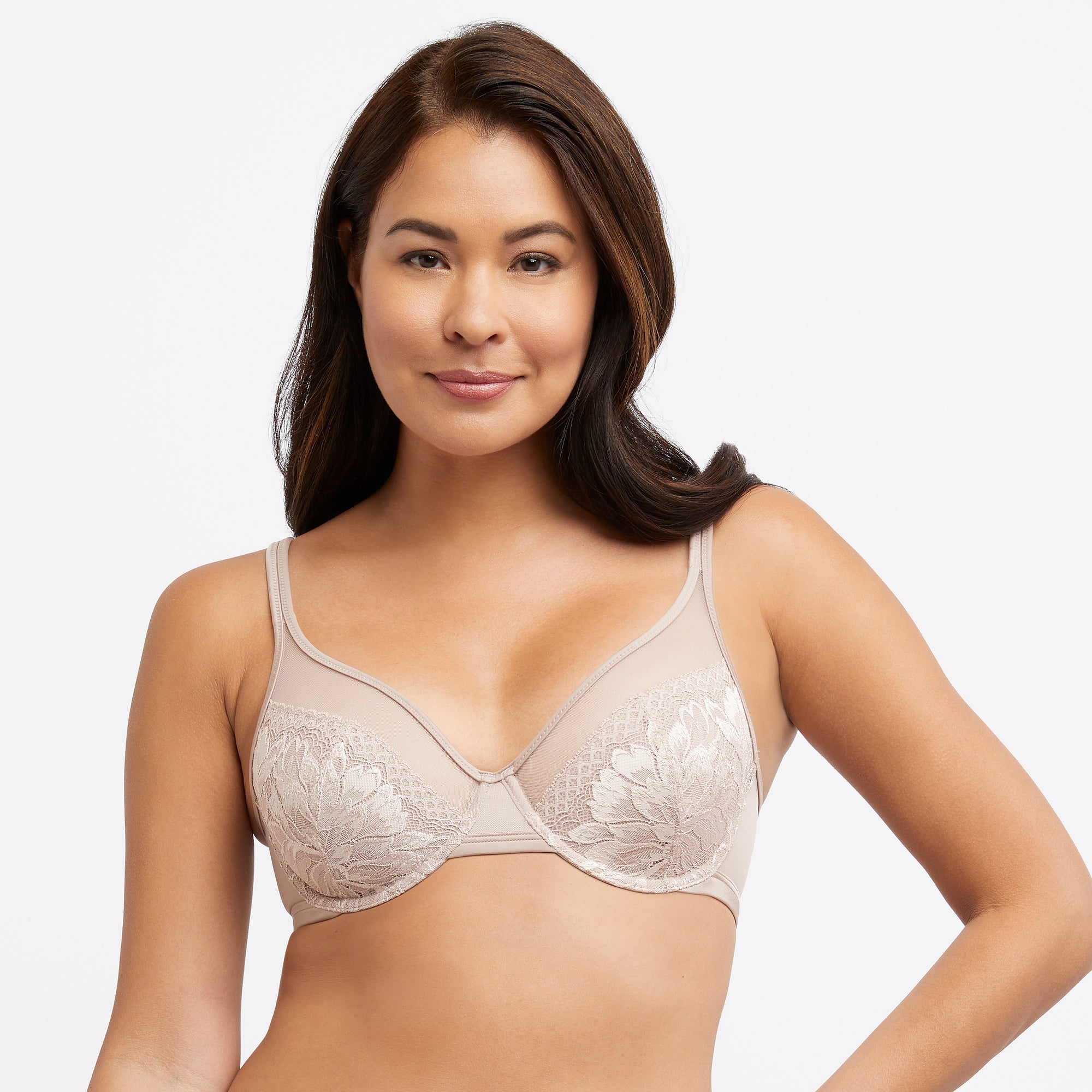 Charger l'image dans la galerie, Soutien-gorge minimiseur dentelle/mesh
