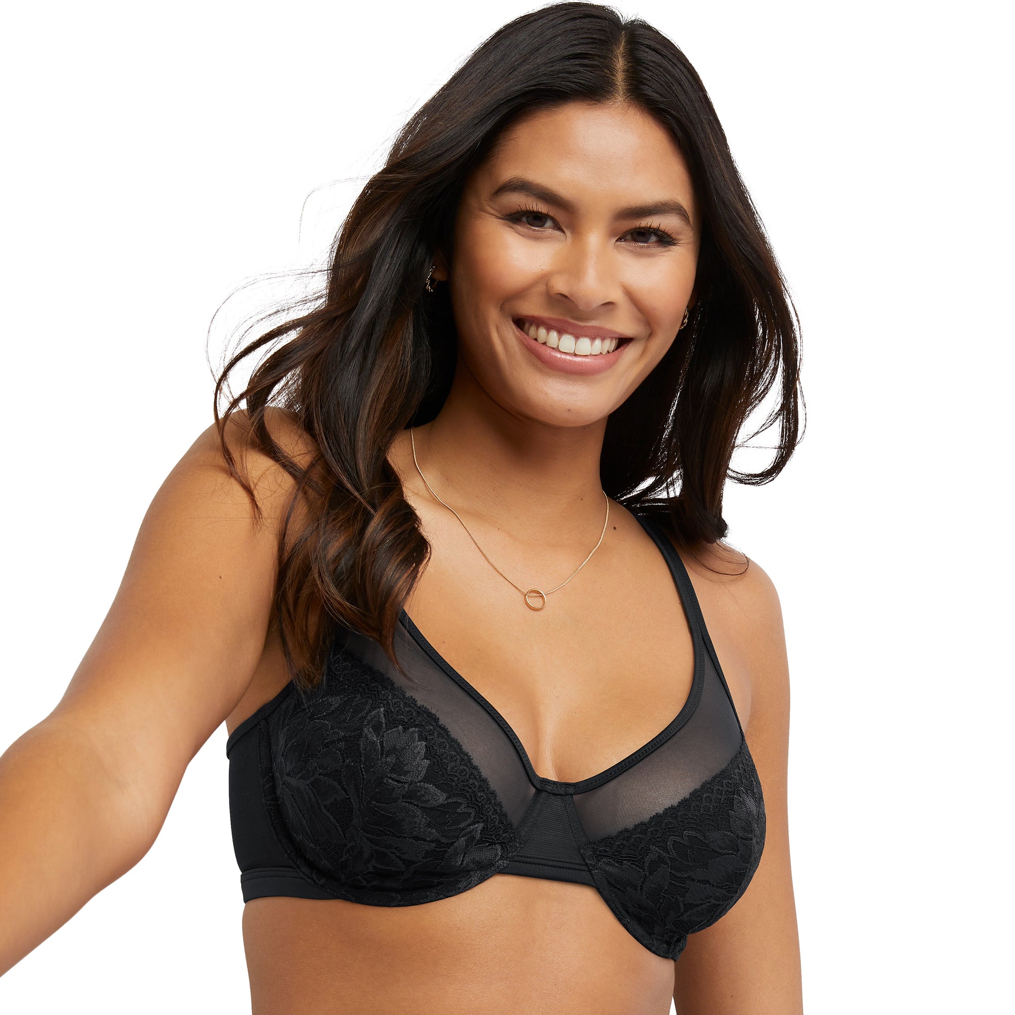 Charger l'image dans la galerie, Soutien-gorge minimiseur dentelle/mesh
