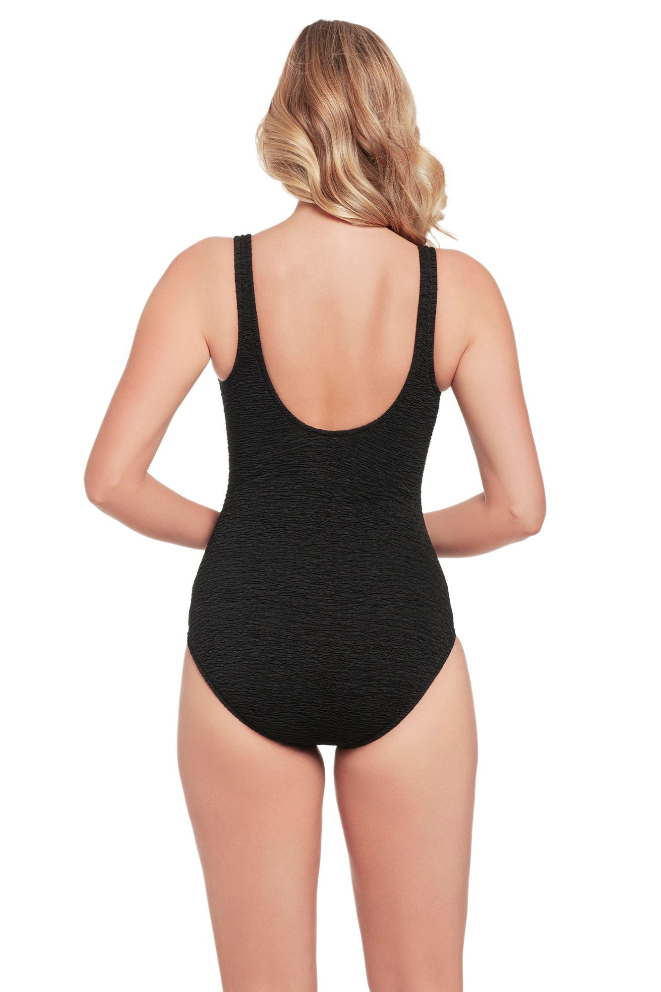 Load image in gallery, Krinkle 1pc Double-breasted Swimsuit - Best Chlorine Resistance
