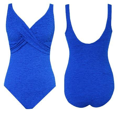 Load image in gallery, Krinkle 1pc Double-breasted Swimsuit - Best Chlorine Resistance
