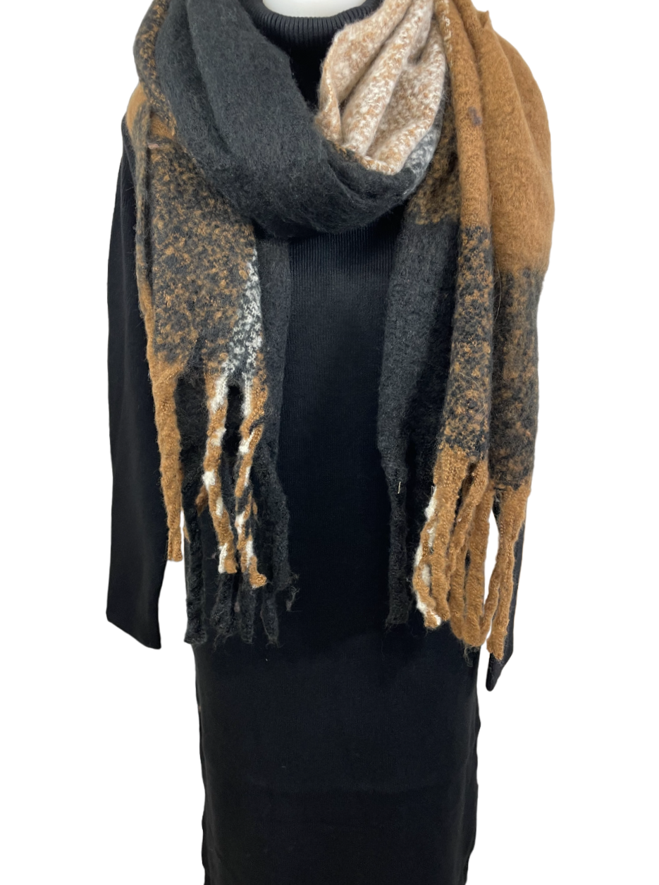 Cozy oversized scarf
