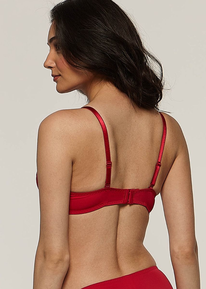 Charger l'image dans la galerie, Soutien-gorge push-up brodé 3 tons à armatures
