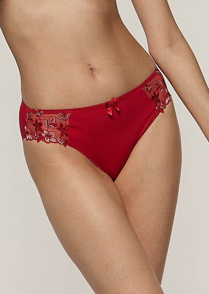 Charger l'image dans la galerie, Culotte bikini avec broderies sur les côtés
