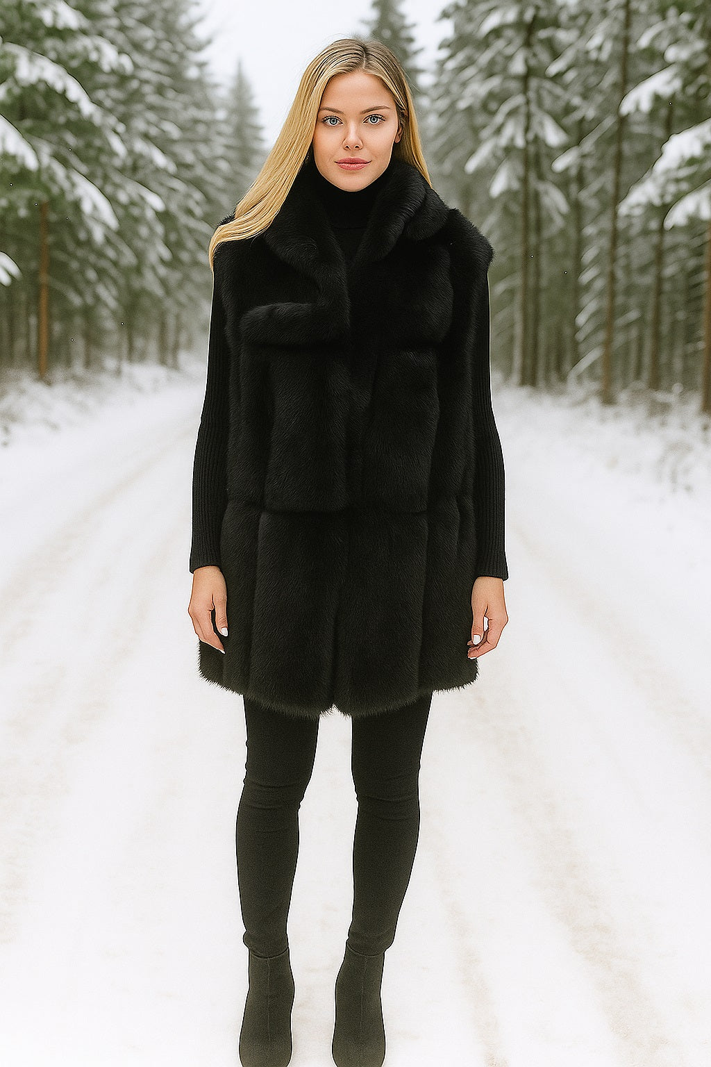 Upload image to gallery, Faux fur vest
