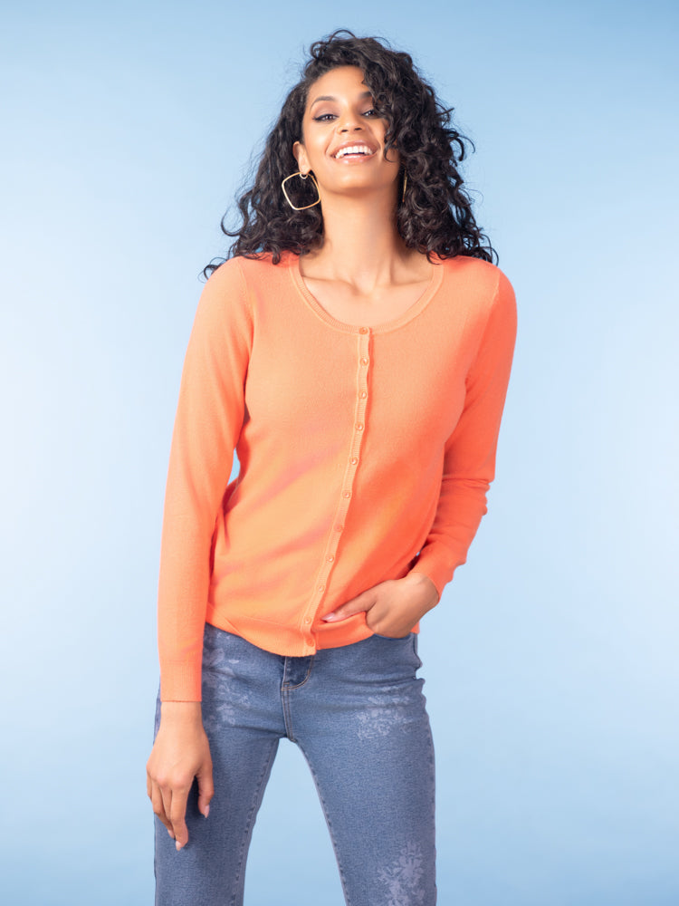 Upload image to gallery, Soft Knit Button Up Cardigan - Alison Sheri
