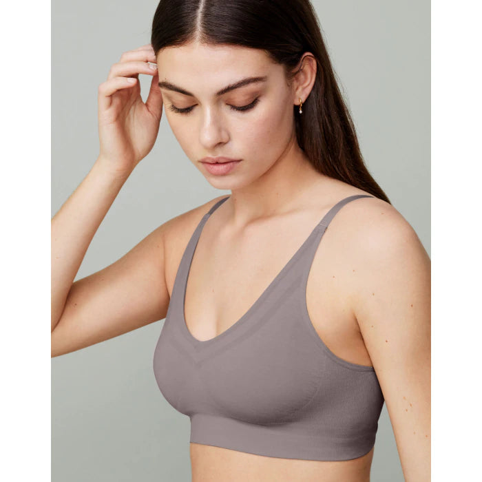 Upload image to gallery, EcoPure V-neck seamless underwired bra

