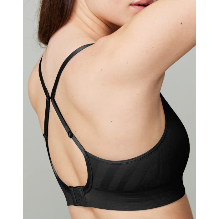 Upload image to gallery, EcoPure V-neck seamless underwired bra
