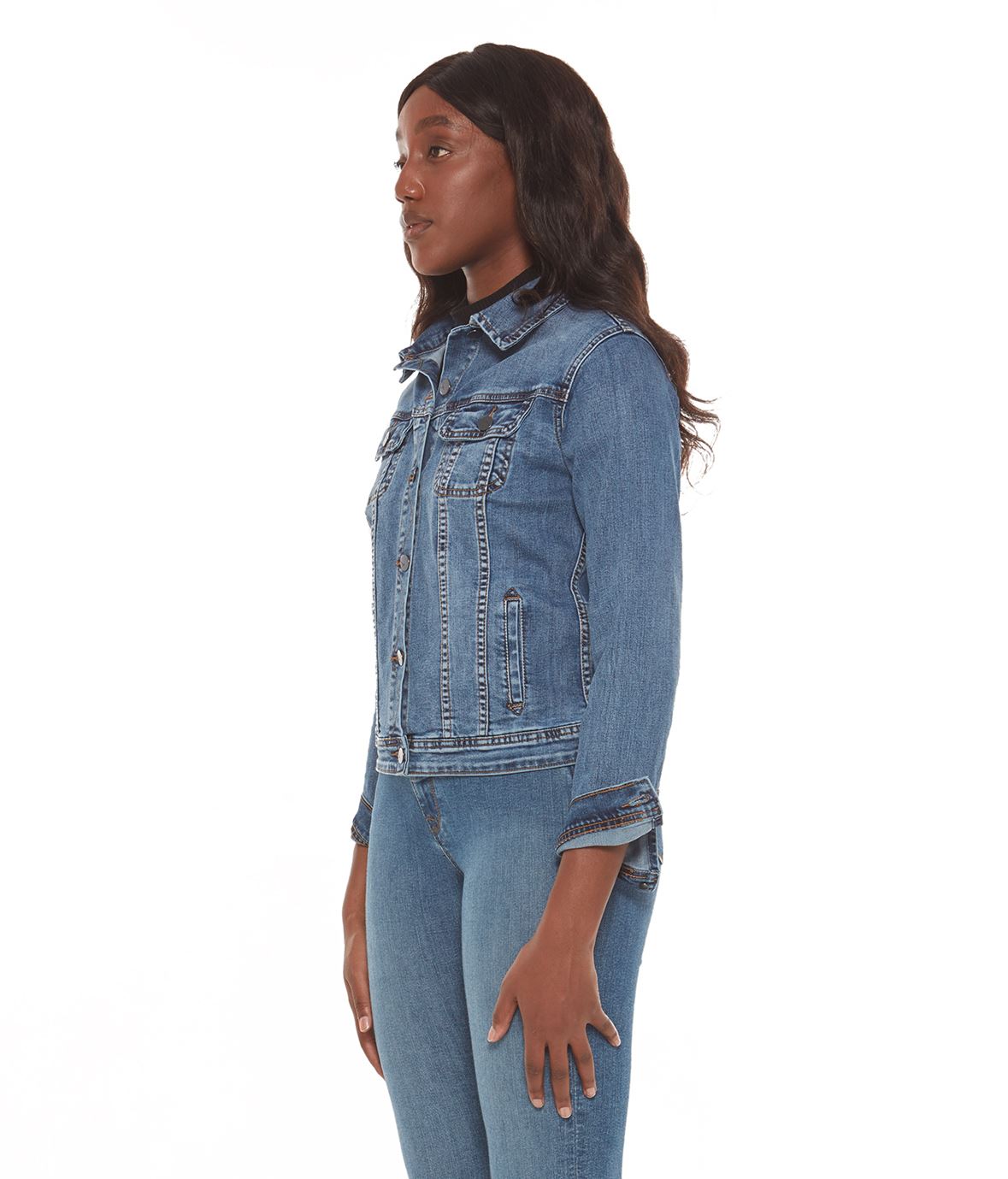 Charger l'image dans la galerie, Veste classique en jean extensible - Lola Jeans
