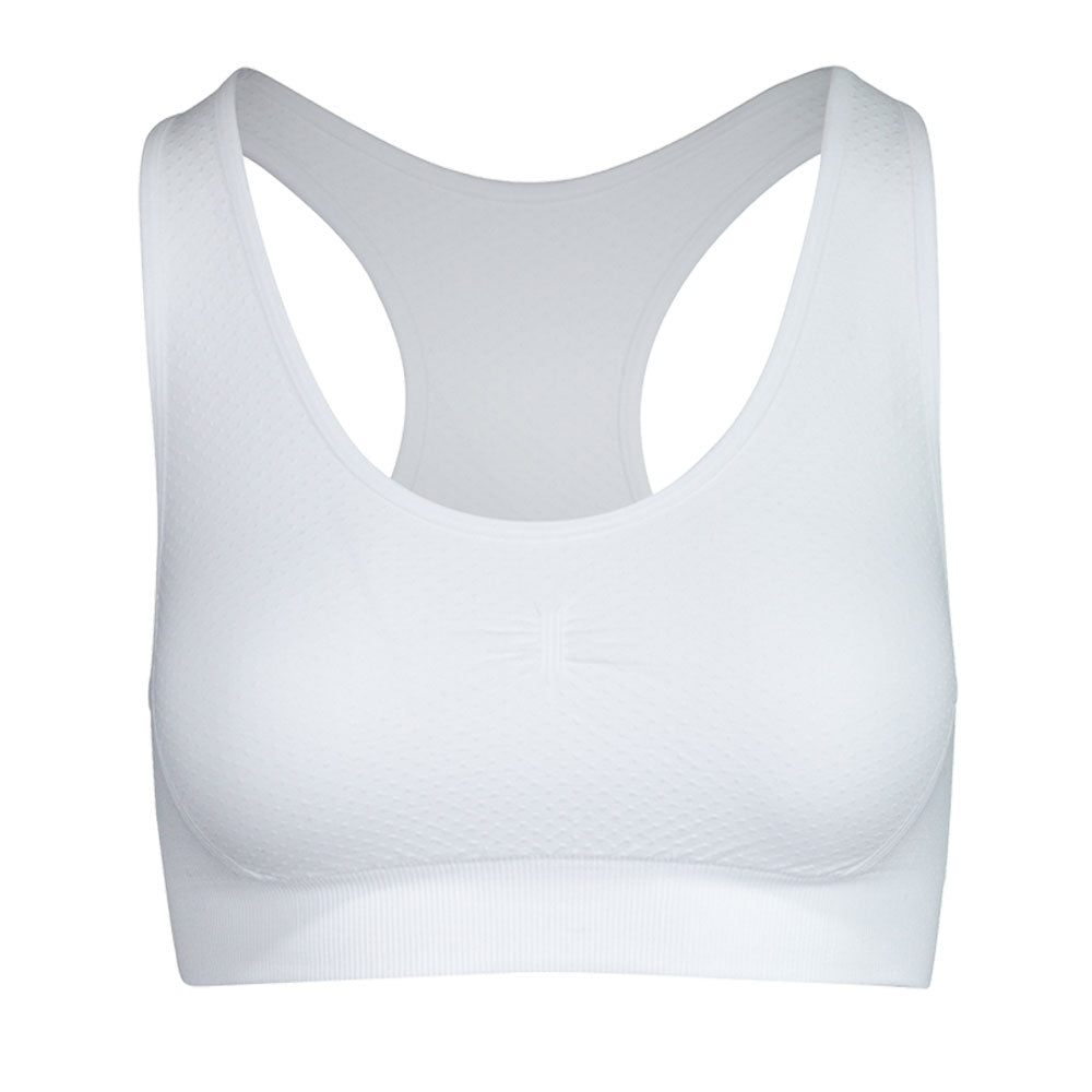 Textured bra without underwire