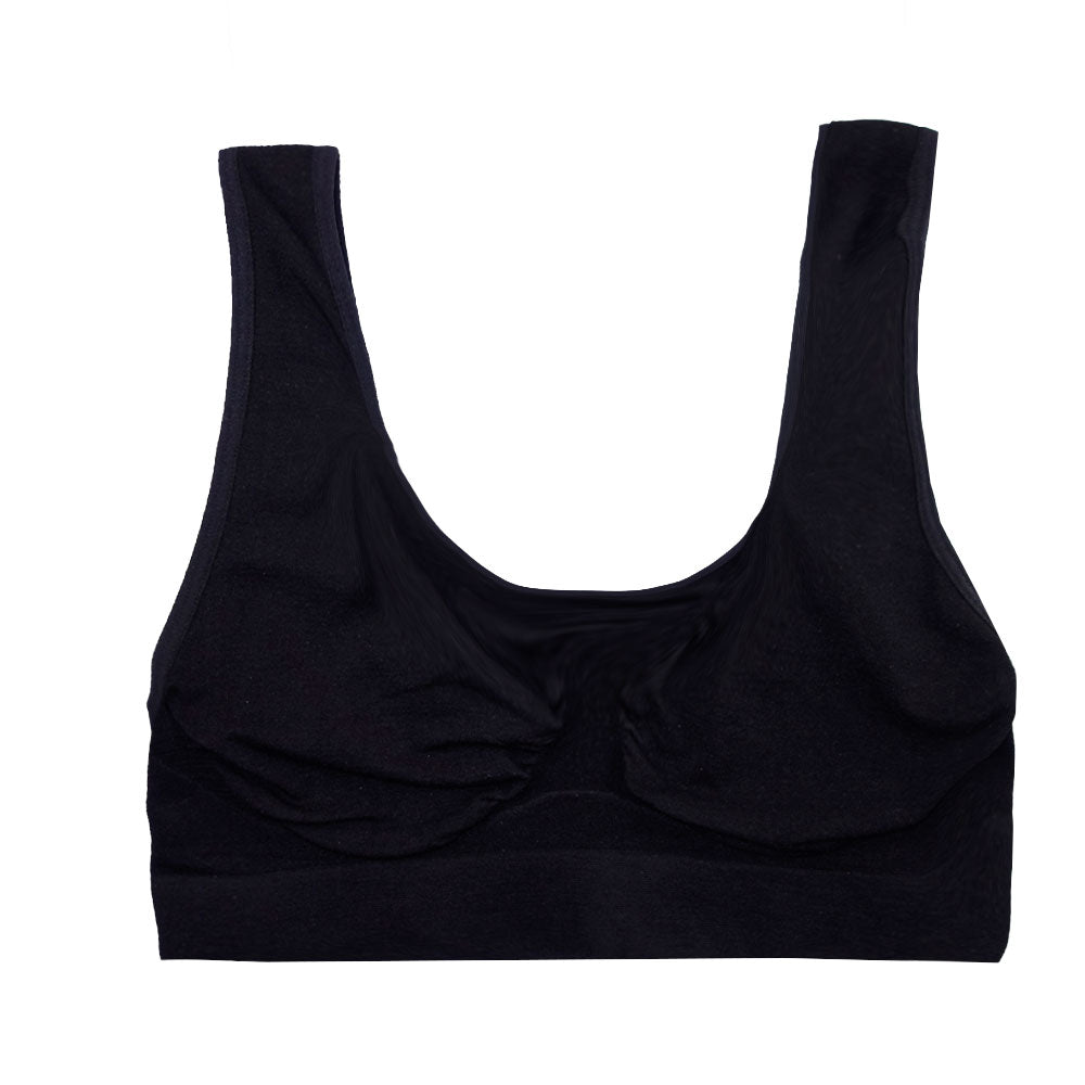 Seamless, lightweight support bra