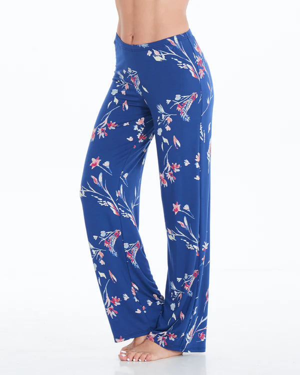 Charger l'image dans la galerie, Pantalon de détente Kyoko imprimé fleurs
