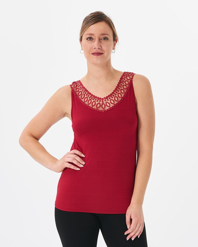 Charger l'image dans la galerie, Camisole avec appliqué géométrique
