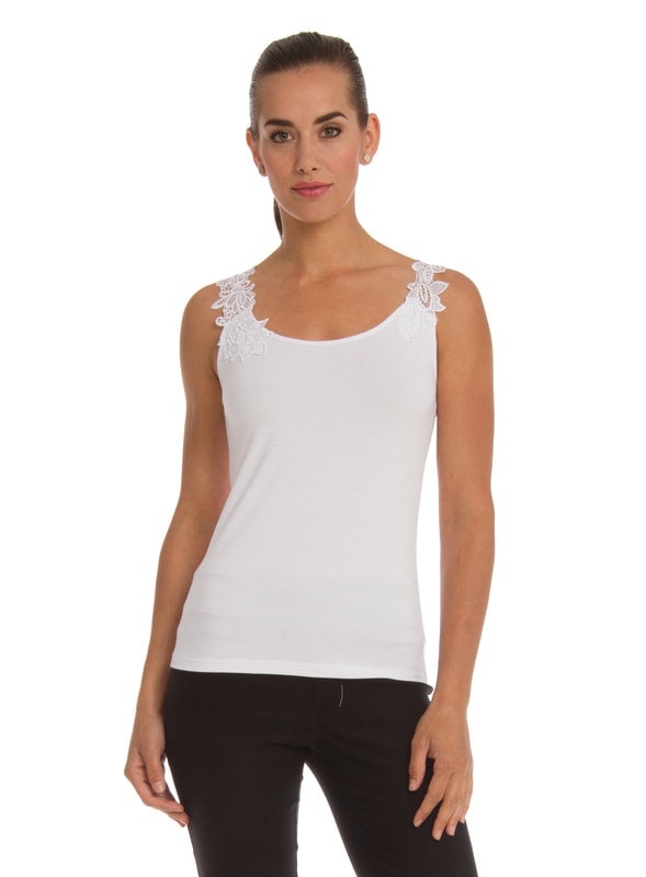 Top appliqué guipure