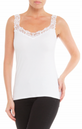 Charger l'image dans la galerie, Camisole col et dos guipure
