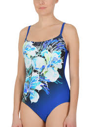 Upload image to gallery, Maillot 1 pce fleurs en biais
