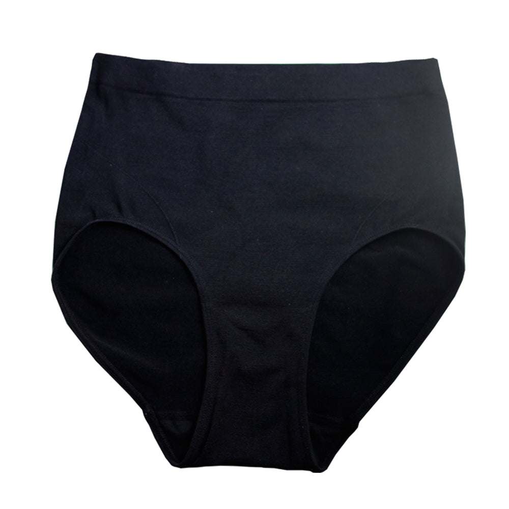 Silky microfiber support panty