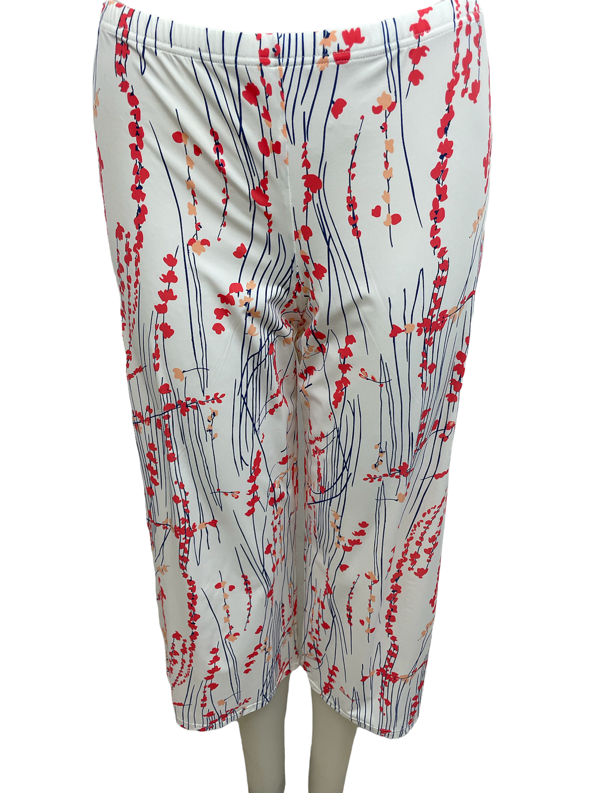 Upload image to gallery, Pants printed with small flower branches
