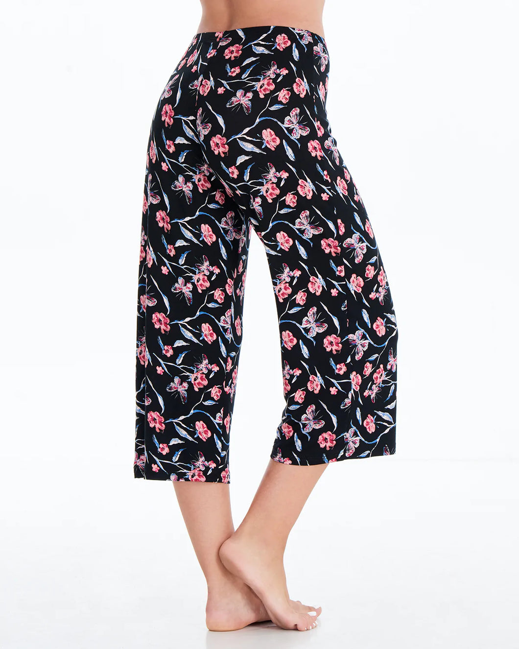 Butterfly print long lounge pants