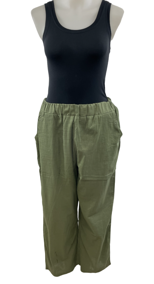 Charger l'image dans la galerie, Pantalon tout aller au look de lin
