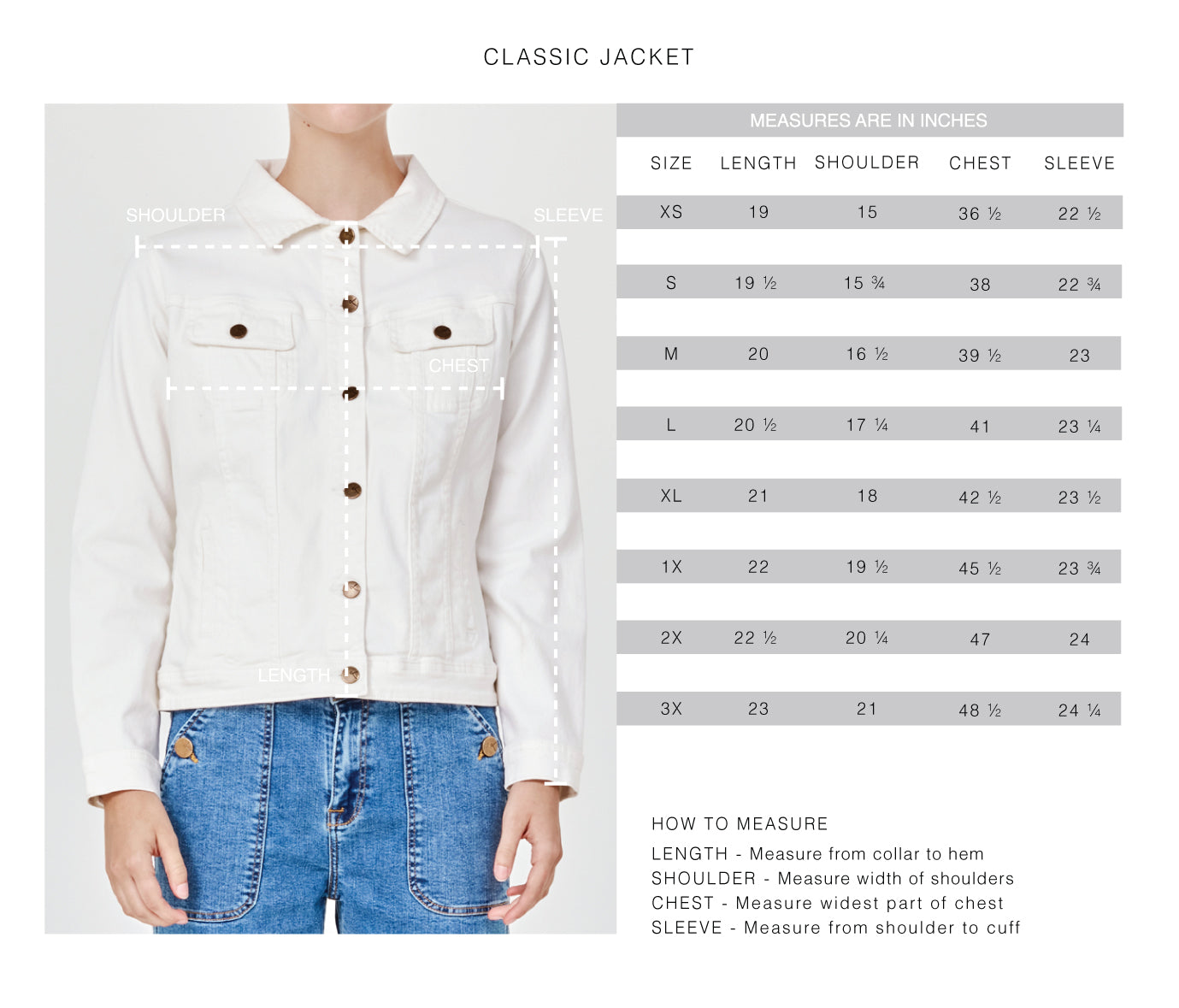 Charger l'image dans la galerie, Veste classique ivoire en denim extensible
