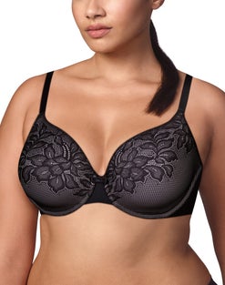 Lace Lined Underwire Bra - WonderBra Plus (Plus Sizes)