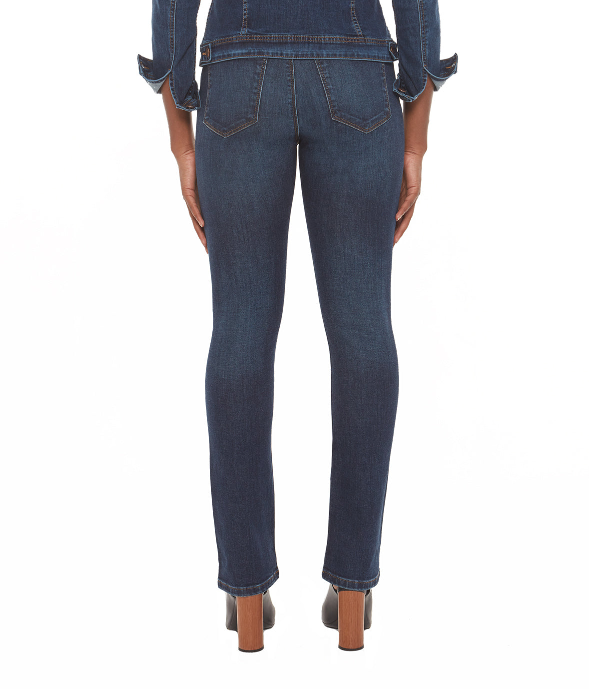 Upload image to gallery, Straight leg stretch denim pants - Lola Jeans
