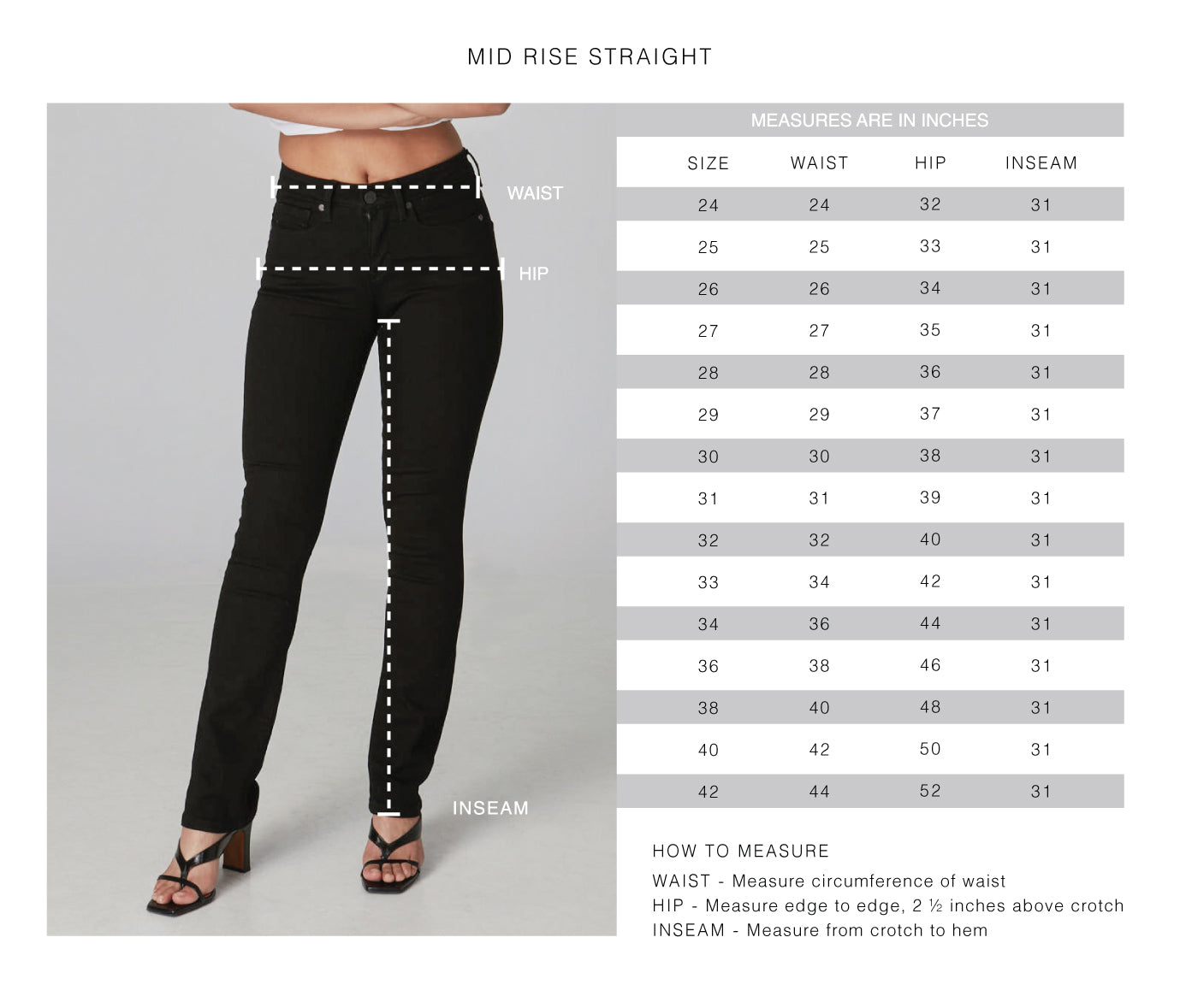Upload image to gallery, Straight leg stretch denim pants - Lola Jeans
