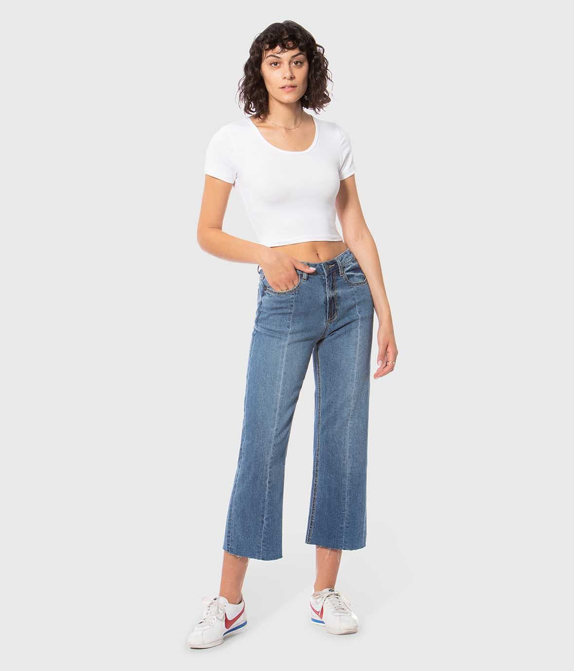 Charger l'image dans la galerie, Pantalon capri palazzo
