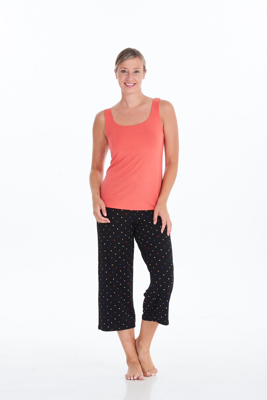 Camisole with integrated bra
