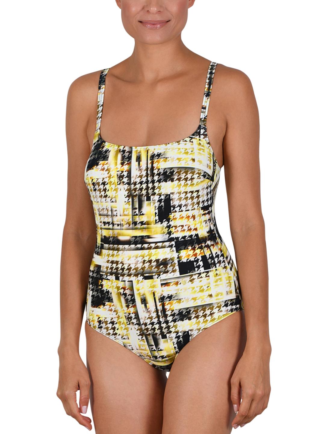 Upload image to gallery, Maillot 1 pce pieds poule jaune
