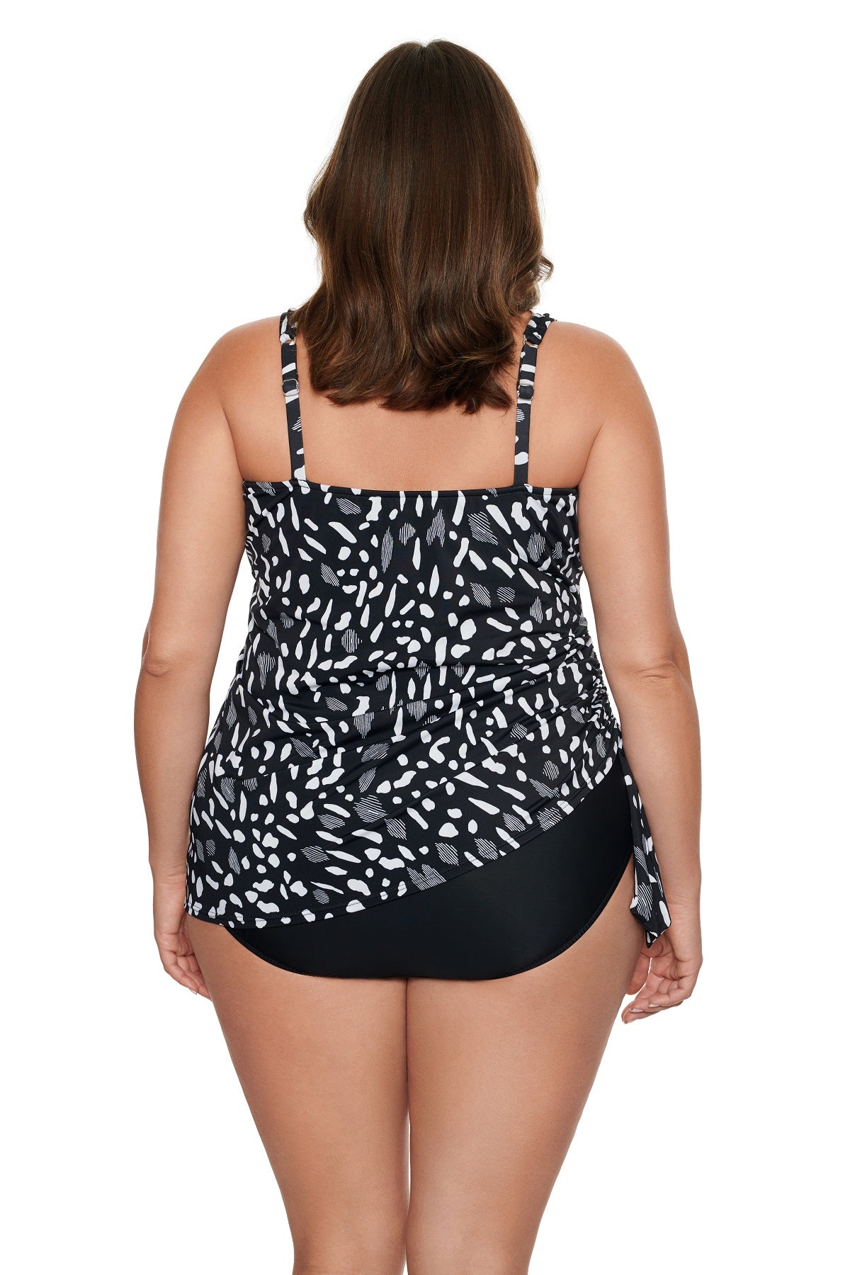 Charger l'image dans la galerie, Maillot 1 pièce fauxkini Jungle dot - Tailles Plus
