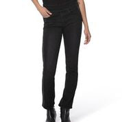 Straight-leg denim pants