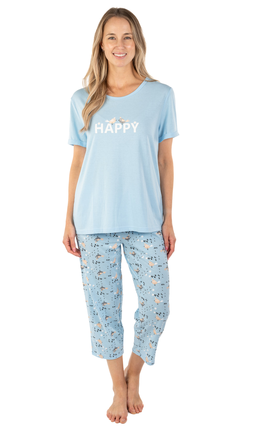 Pyjama capri Happy oiseaux