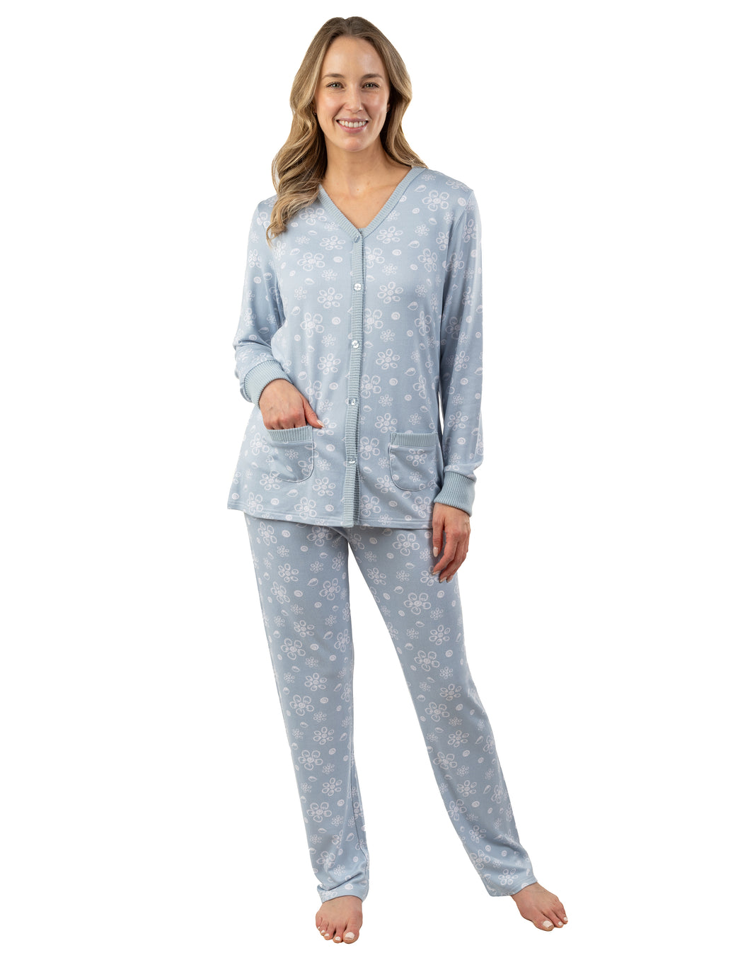 Ensemble pyjama 3 pièces imprimé ciel d'hiver