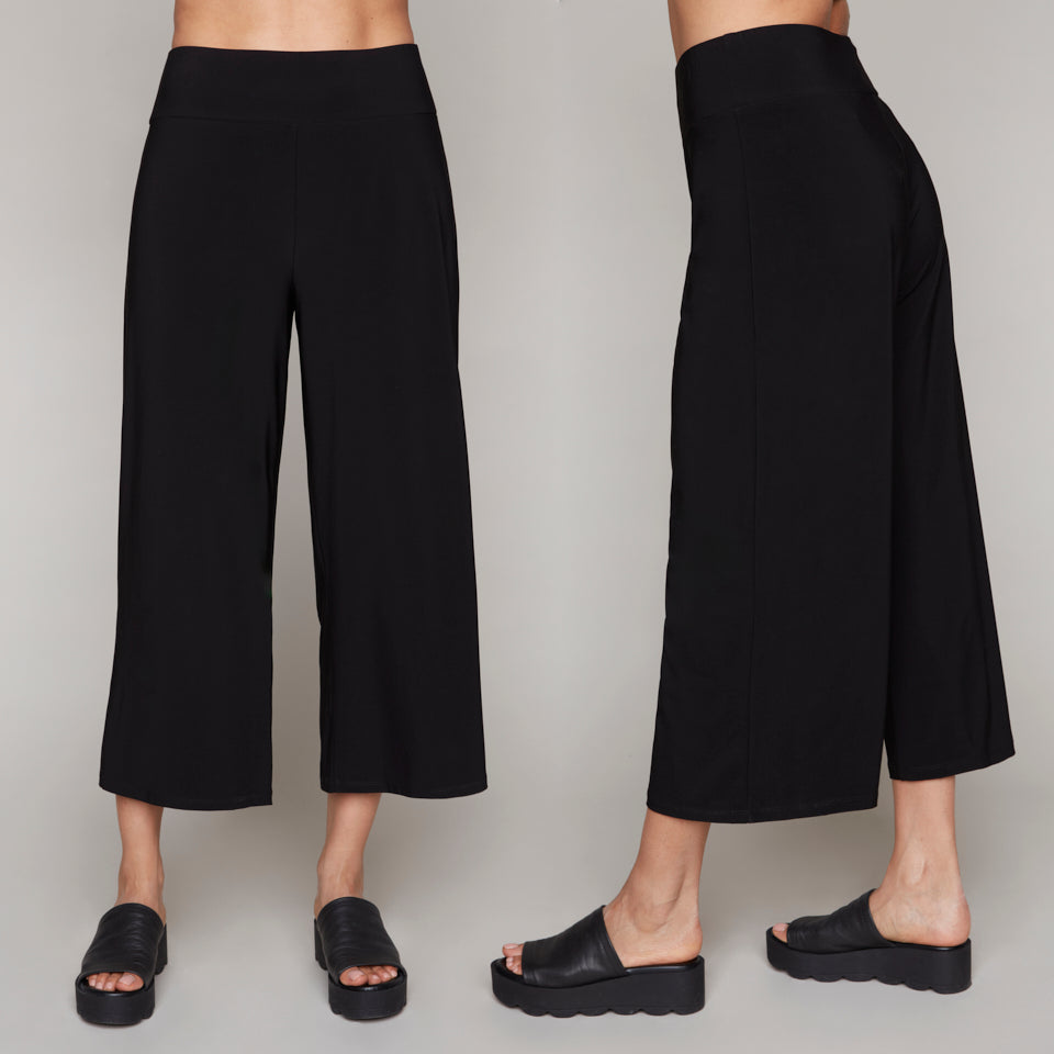 Pantalon capri palazzo