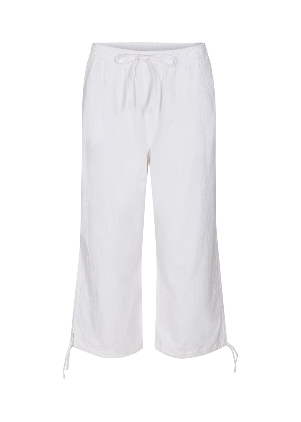 Charger l'image dans la galerie, Pantalon capri en coton avec boucle latérale - Soya Concept

