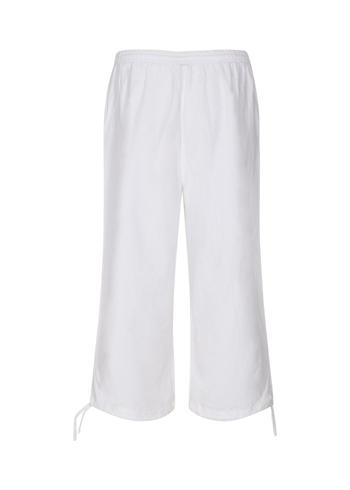 Charger l'image dans la galerie, Pantalon capri en coton avec boucle latérale - Soya Concept
