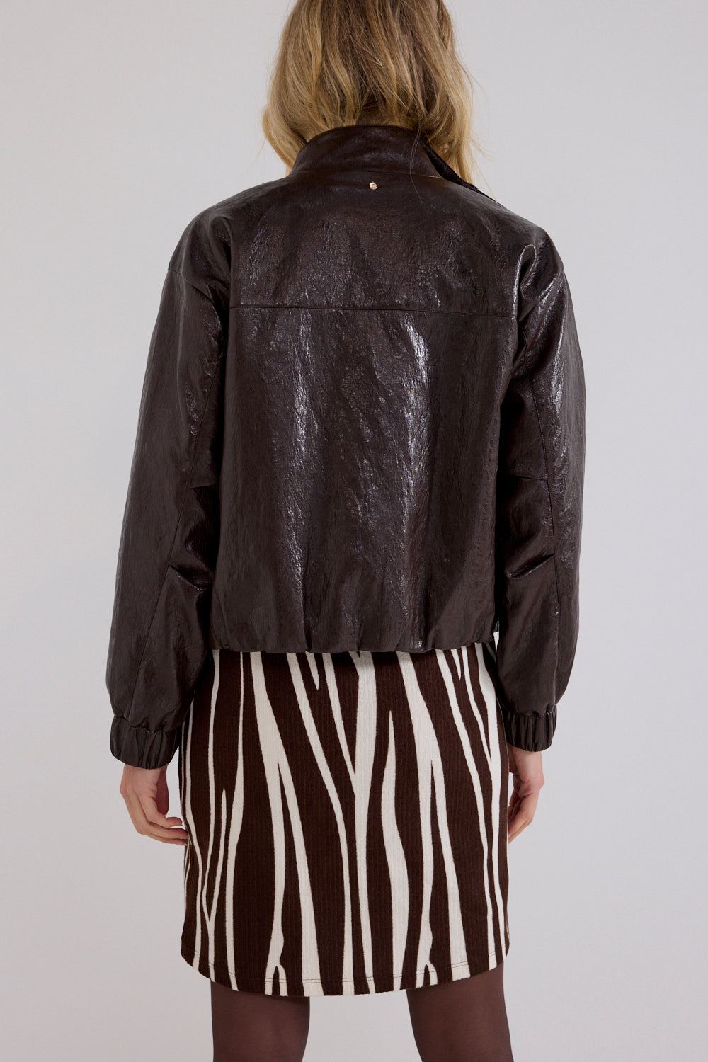 Charger l'image dans la galerie, Veste en simili-cuir craqué - Tramontana
