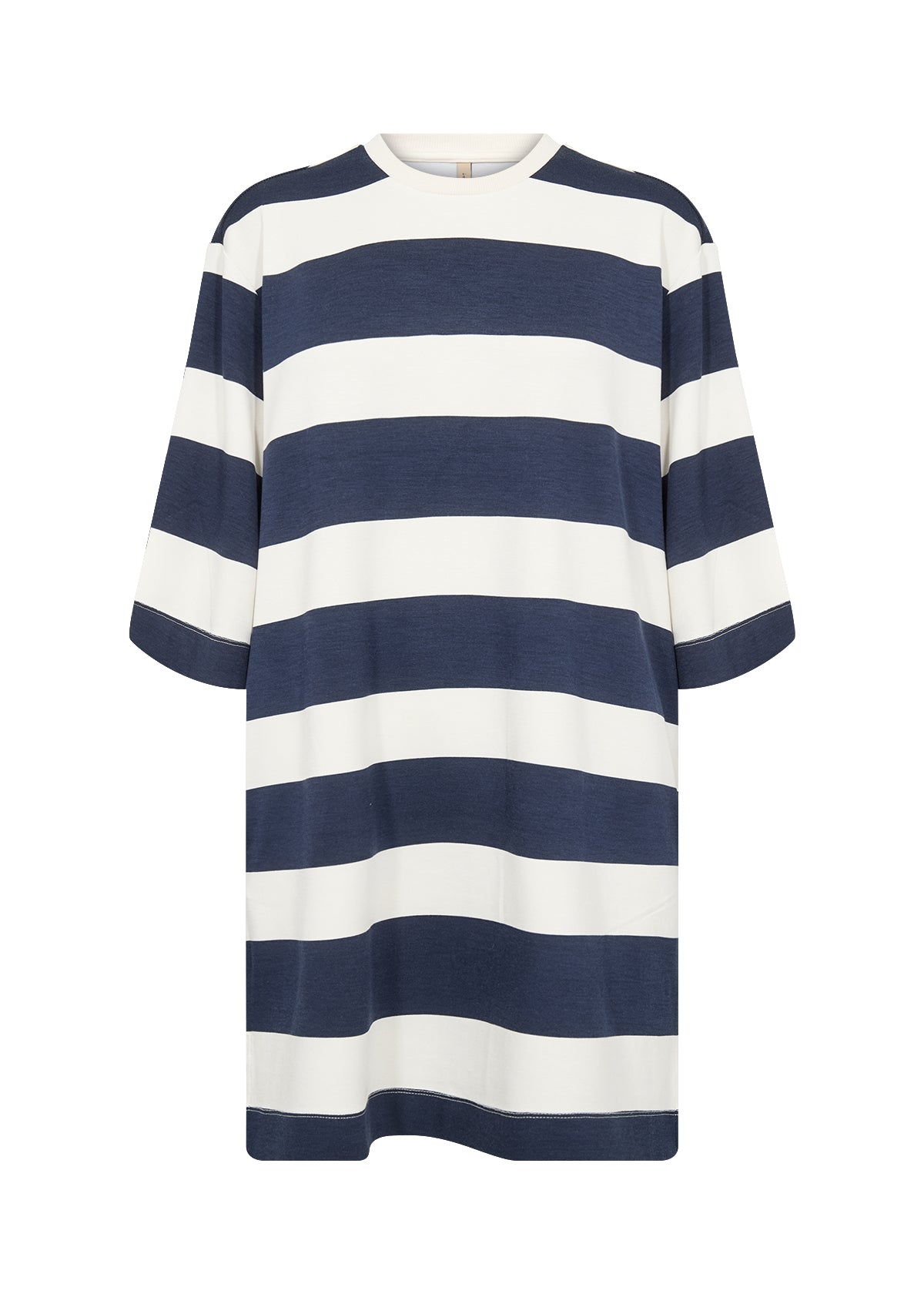 Charger l'image dans la galerie, Tunique ou robe nautique rayée en tricot de modal - Soya Concept
