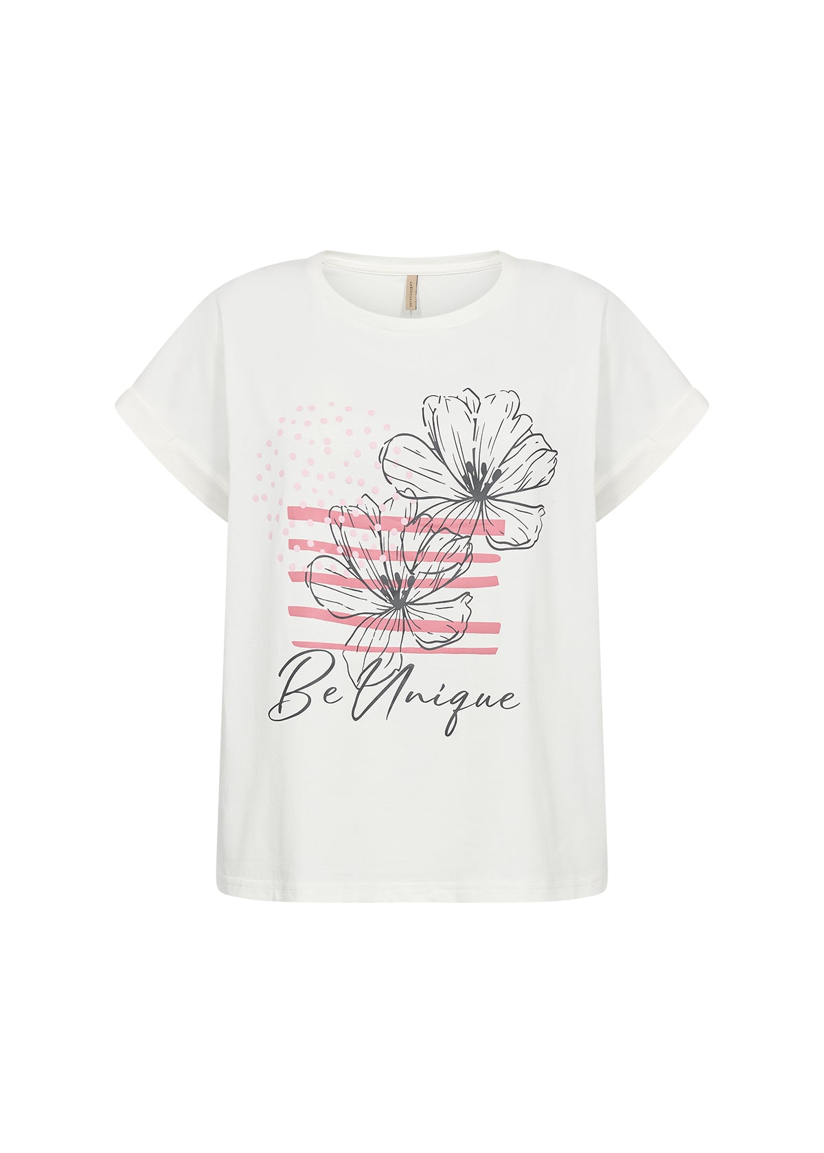 Charger l'image dans la galerie, T-shirt Be Unique en coton imprimé
