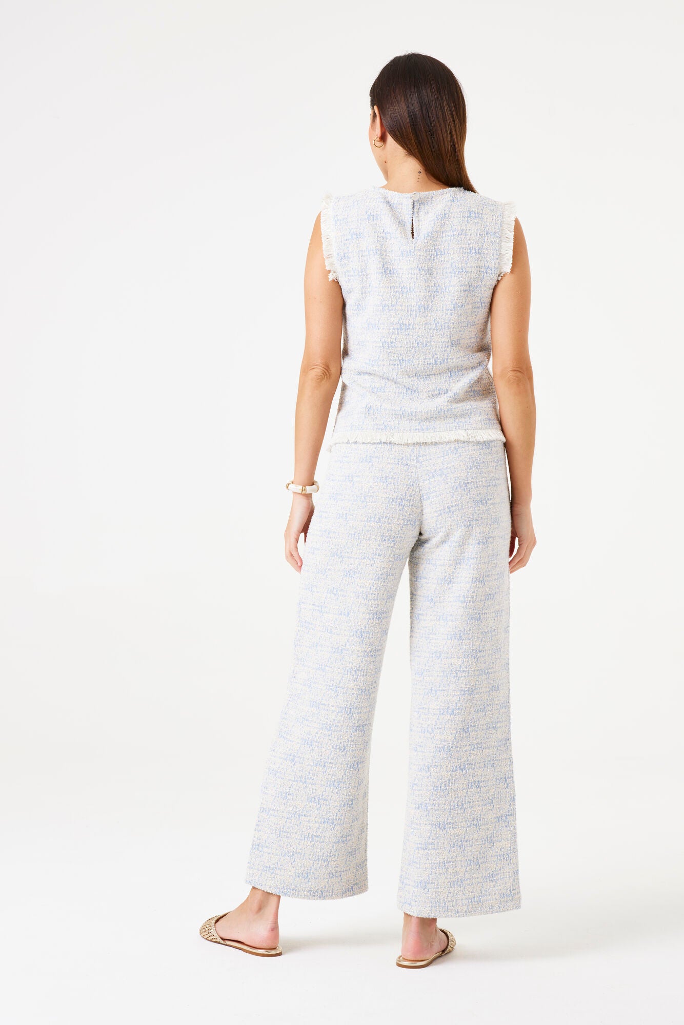 Charger l&#39;image dans la galerie, Pantalon en tricot à jambes larges - Garcia
