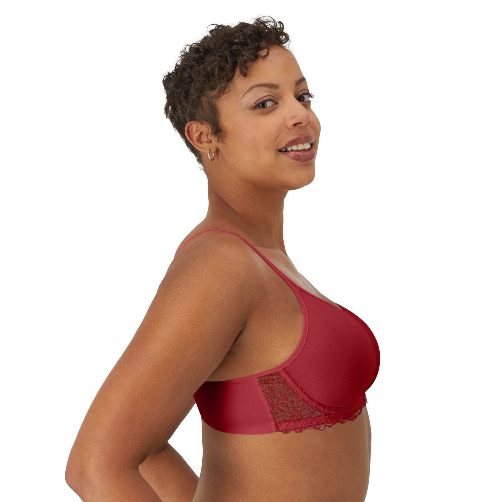 Soutien-gorge Sans Armatures (wireless) Bali - Taille 38D - Couleur Beige - Style Minimizer - Occasion Très Bon état