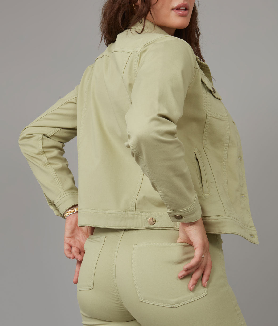 Charger l'image dans la galerie, Veste classique denim - Sauge
