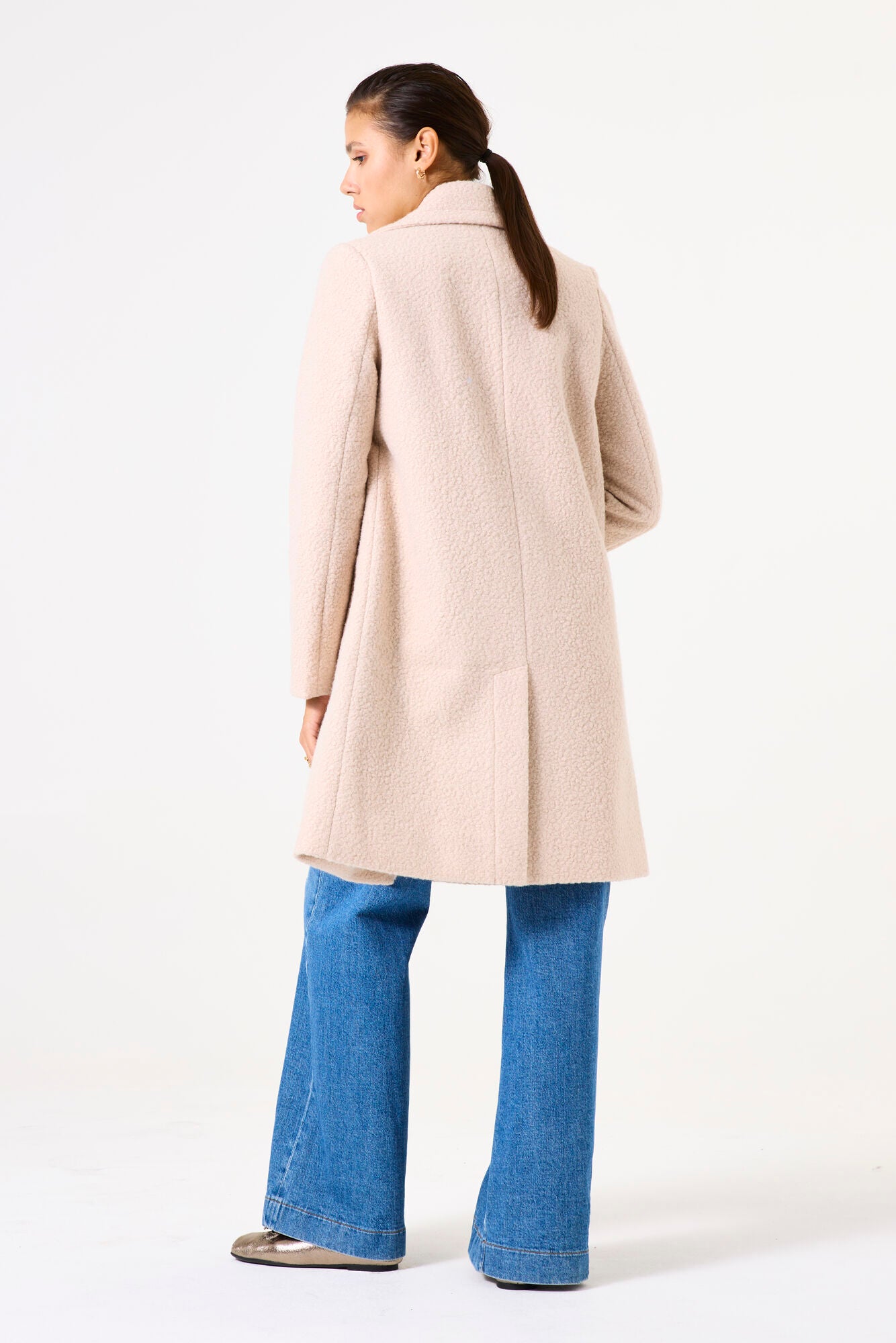 Charger l&#39;image dans la galerie, Manteau classique à grand col - Garcia
