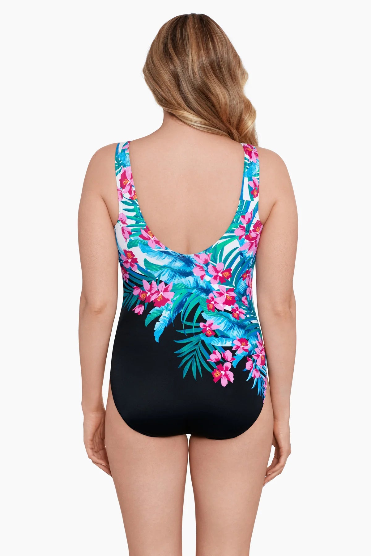 Charger l&#39;image dans la galerie, Maillot 1p exotique encolure haute Fiji Isle
