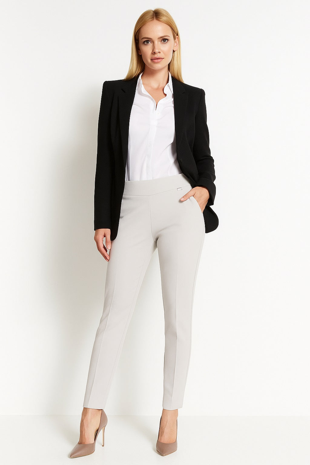 Pantalon uni avec maintien - Michael Tyler