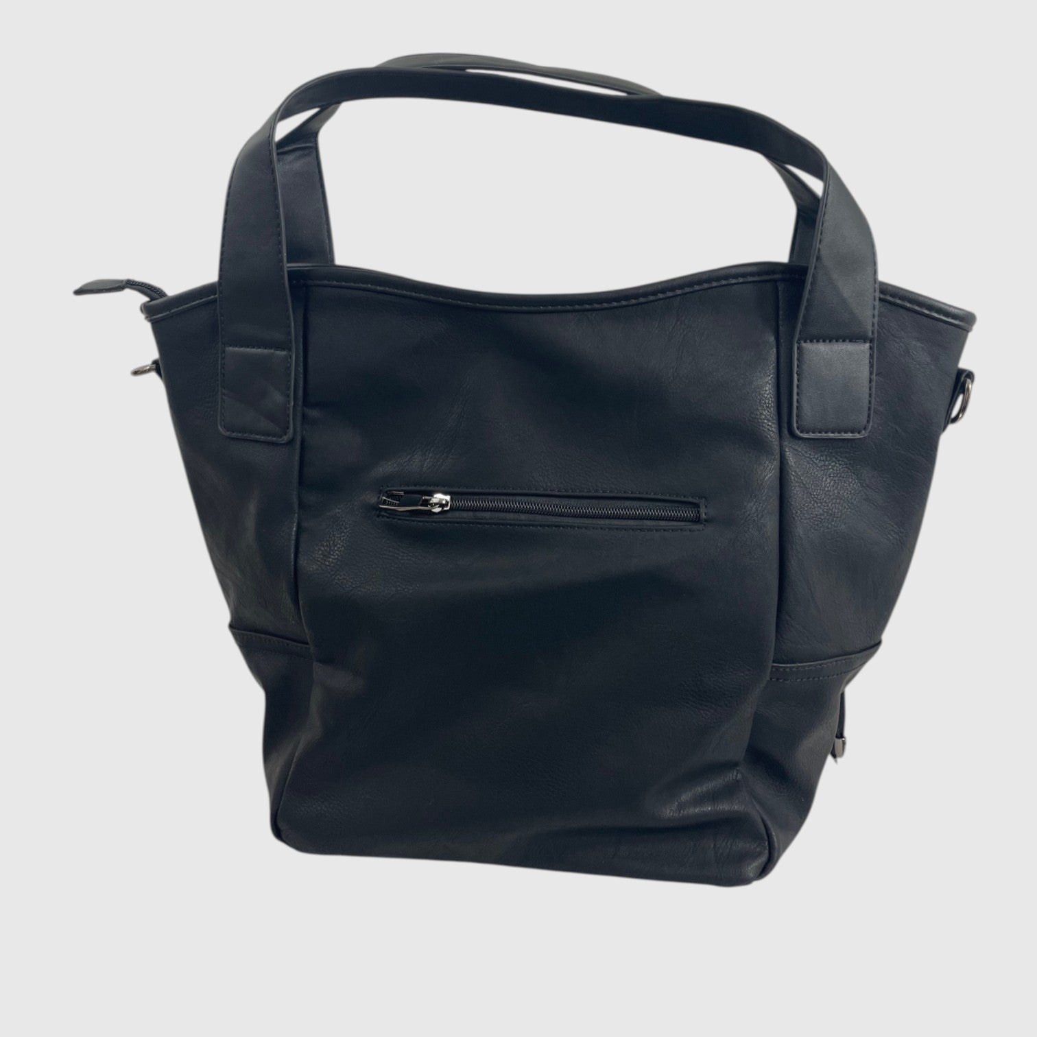 Charger l'image dans la galerie, Sac main à pochettes avant finies de franges tressées
