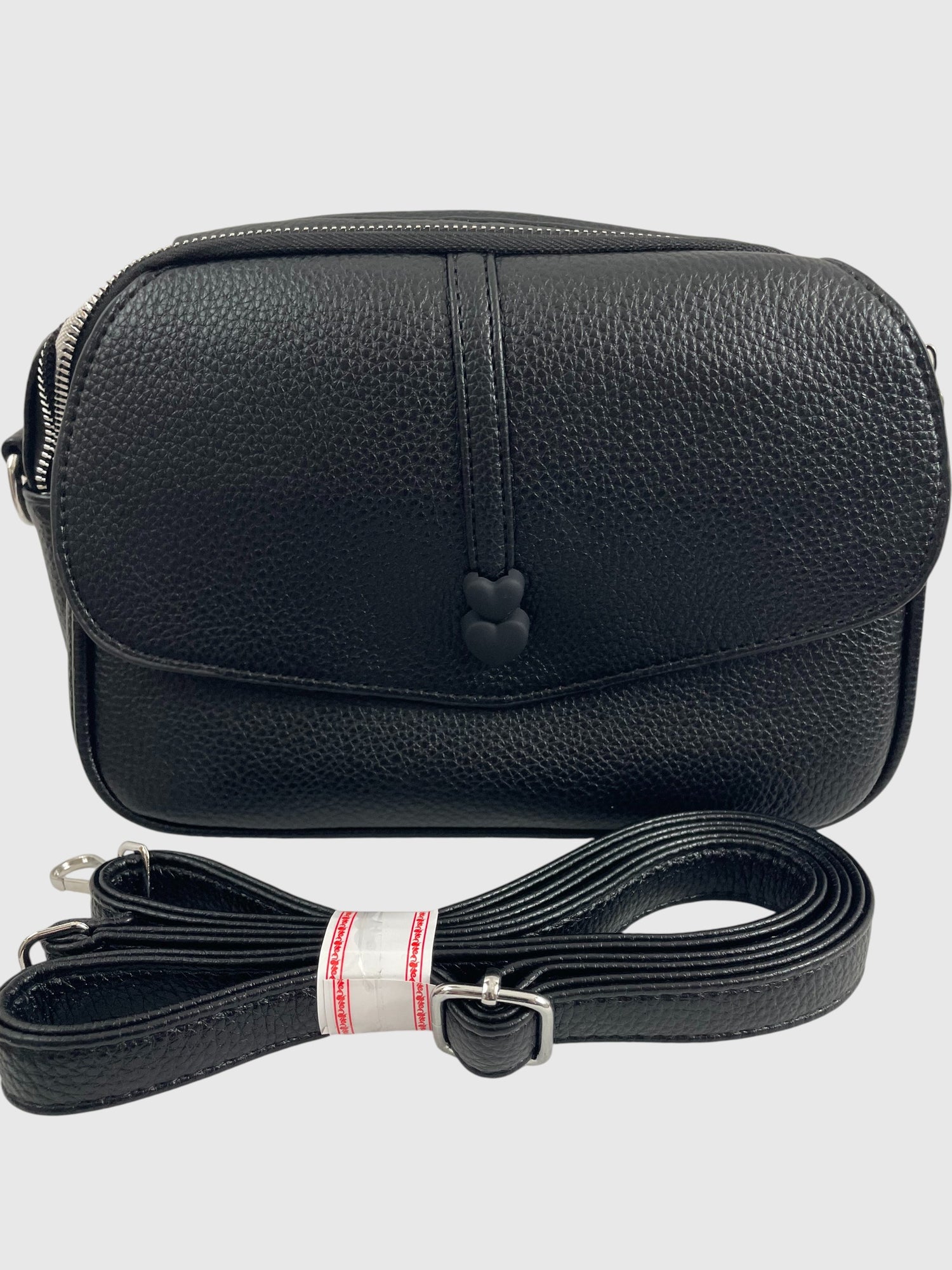 Charger l'image dans la galerie, Sac à main bandoulière texturée flexible à poche à rabat
